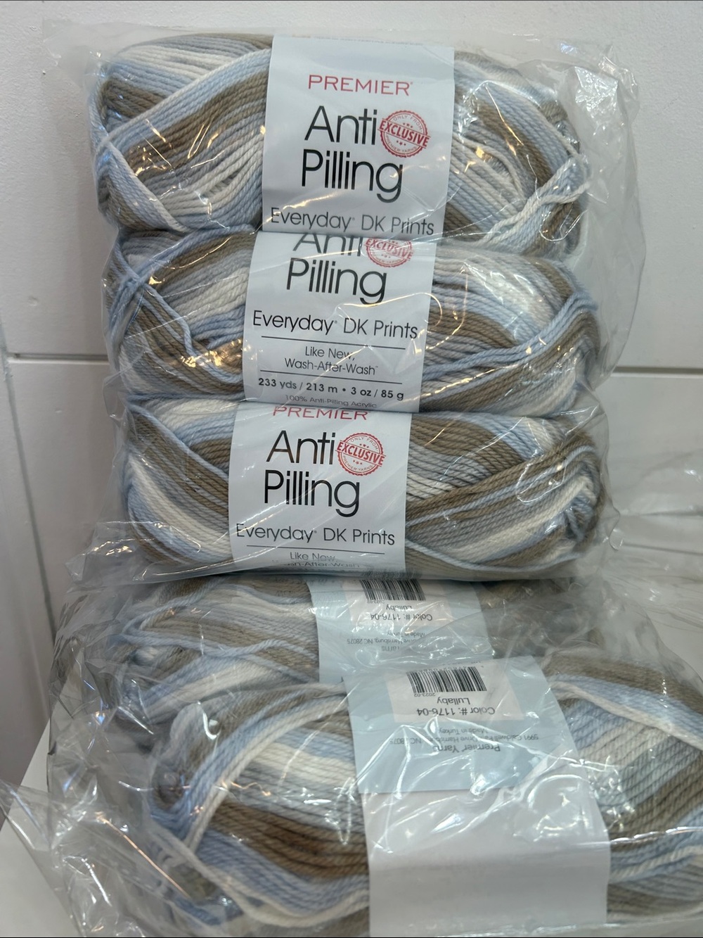 Premier Everyday DK Prints Yarn in Lullaby 6 skeins